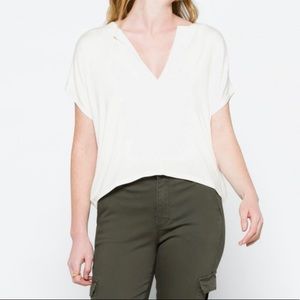 Modern Citizen Demi V-Neck Short-Sleeve Tee
